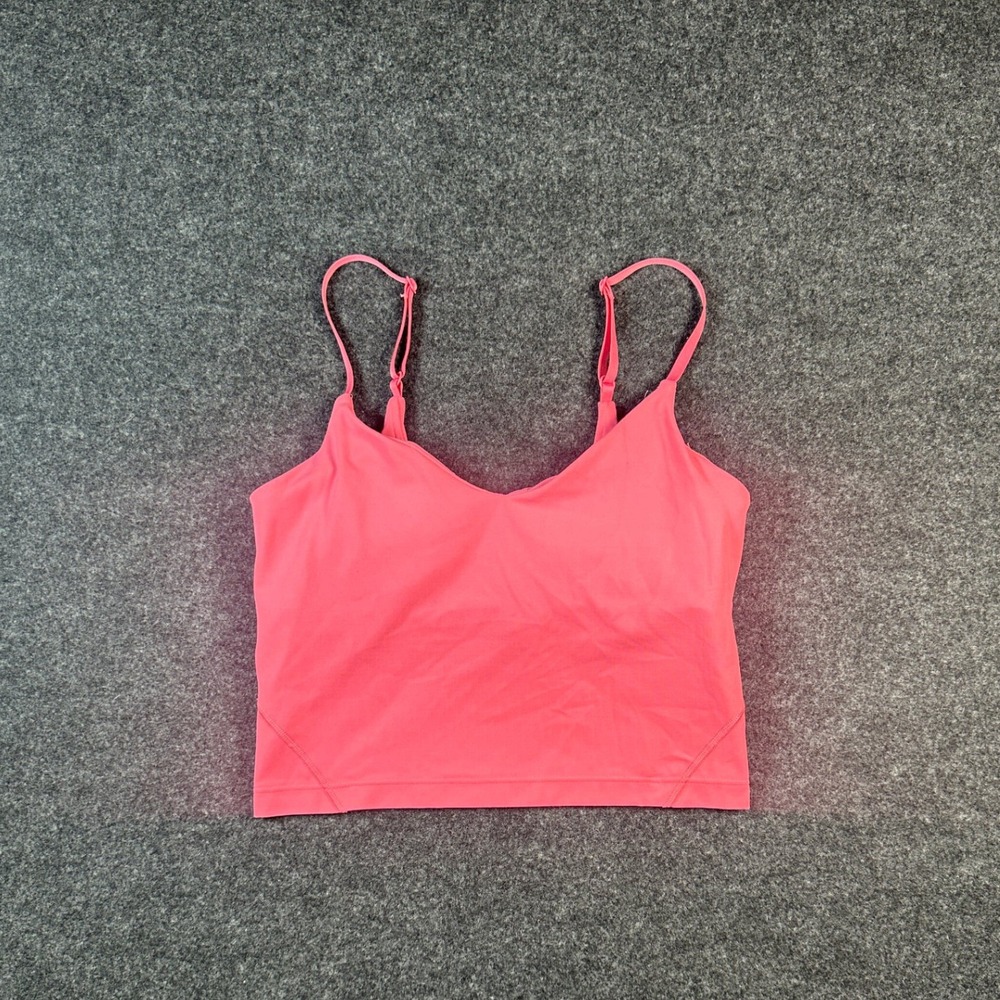 Lululemon Align Tank Top Pink Nulu Cropped Camisole Size 4
